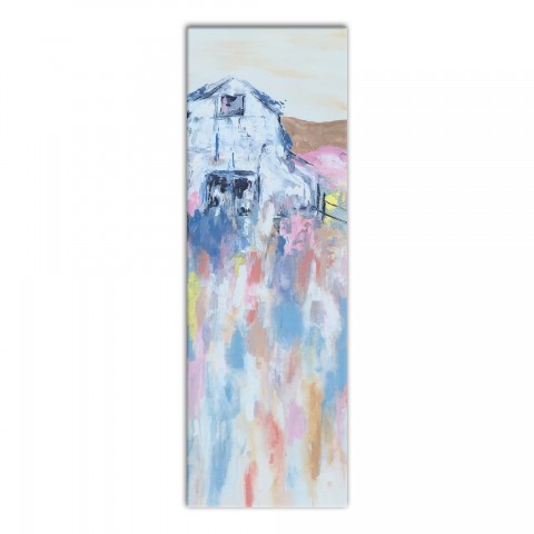 Barn Abstract One 12x36 Canvas Wall Art