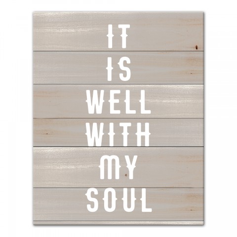 It Is Well With My Soul 16x20 Canvas Wall Art