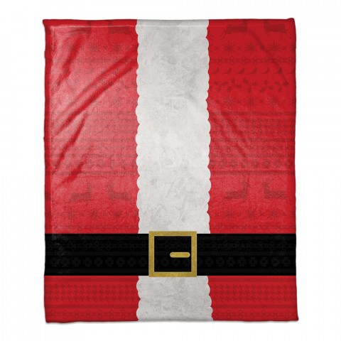 Decorative Santa Suit 50x60 Throw Blanket