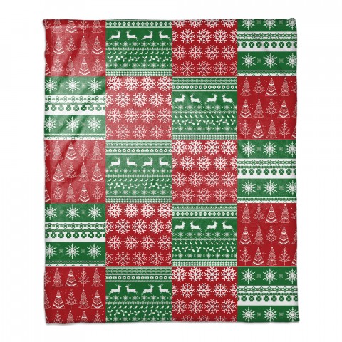 Christmas Quilt 50x60 Throw Blanket