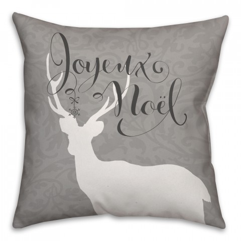 Joyeux Noel Throw Pillow