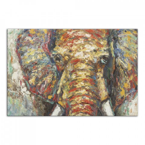 Wise Elephant 36x24 Canvas Wall Art