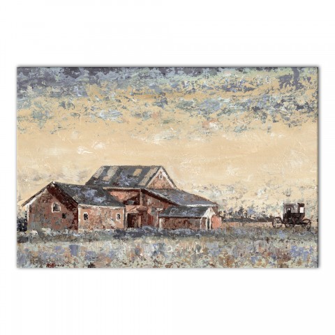 Rustic Living 36x24 Canvas Wall Art