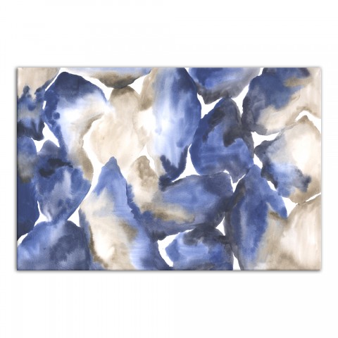 Indigo Gems 48x32 Canvas Wall Art