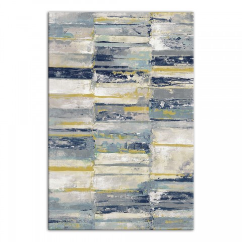 Seaside Stacks 24x36 Canvas Wall Art