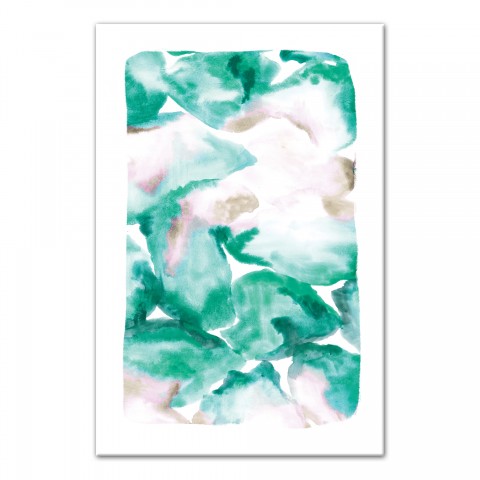 Emerald Rocks 24x36 Canvas Wall Art 