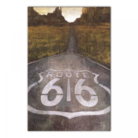 Route 66 24x36 Canvas Wall Art