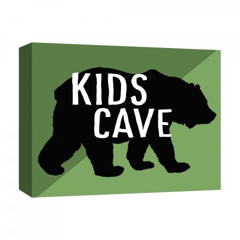 Kids Cave 14x11 Canvas Wall Art