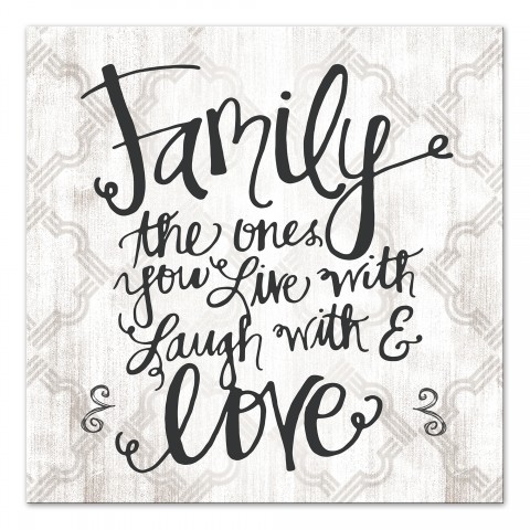 Things Done With Family Canvas Wall Art 