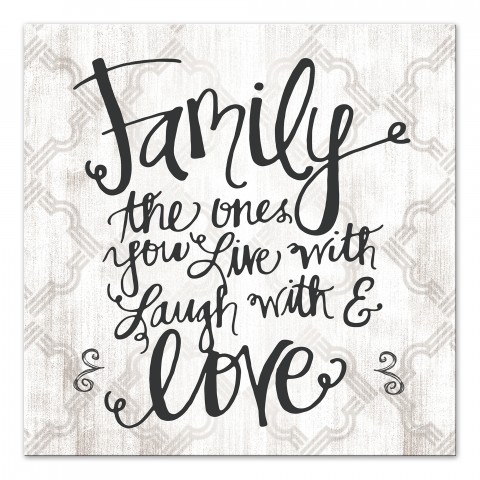 Things Done With Family 16x16 Canvas Wall Art