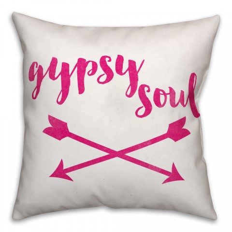 Gypsy Soul 18x18 Spun Poly Pillow