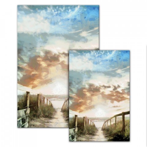 Sandy Beach Path Canvas
