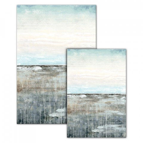 Abstract Drippy Landscape Canvas