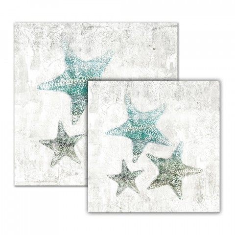Watercolor Starfish Canvas