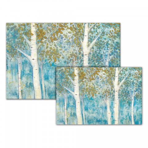 Blue Birches Canvas