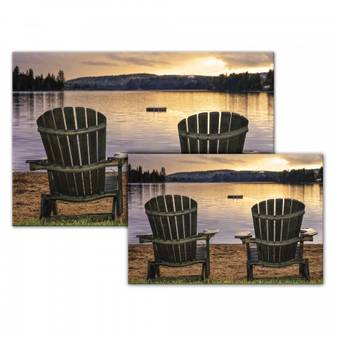 Adirondack Sunset Canvas