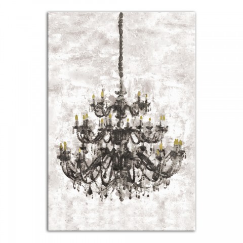 Gothic Chandelier 24x36 Canvas Wall Art