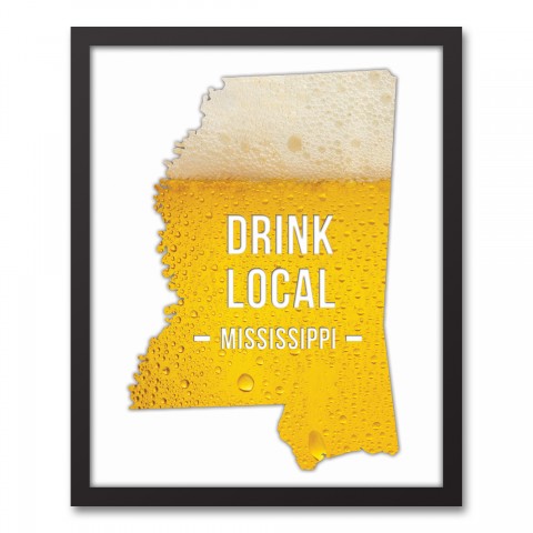 Mississippi Drink Local Beer Wall Art
