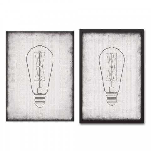 Edison Tulip Bulb Wall Art 