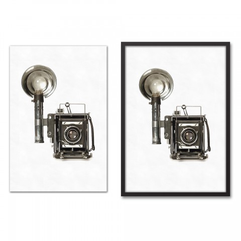 Vintage Graphic Camera I Wall Art