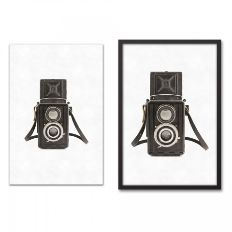 Vintage Graphic Camera II Wall Art