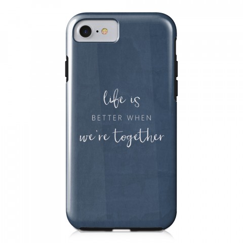 Life Is Better Together iPhone Case