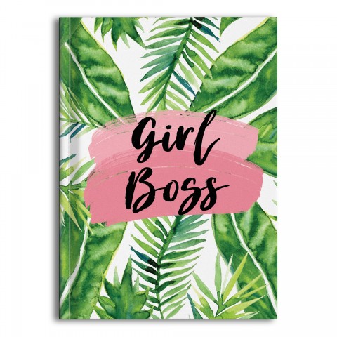 Tropical Girl Boss 5x7 Ruled Journal