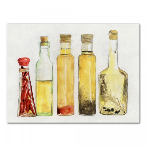 Designs Direct Creative Group Olive Oil Bottles Wall Art