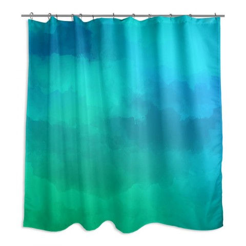 Watercolor Waterlife 71x74 Shower Curtain