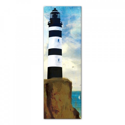 Black and White Lighthouse Wall Art