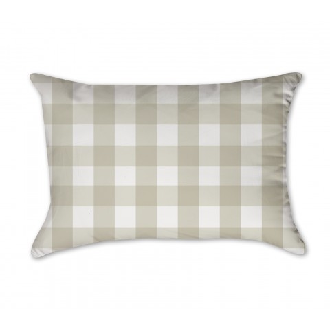 Tan Buffalo Check 14x20 Spun Poly Pillow