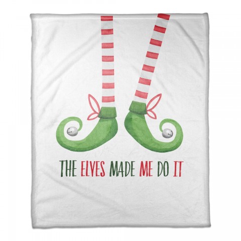 The Elves Made Me Do It 30x40 Coral Fleece Blanket