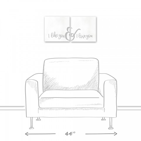 I Like You & I Love You Wall Art Collection
