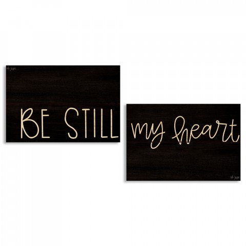 Be Still My Heart 10.5x7 Pallet Wood Art Collection