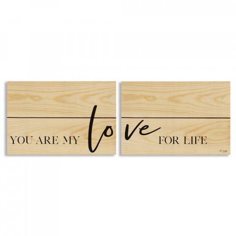 You Are My Love For Life 10.5x7 Pallet Wood Art Collection