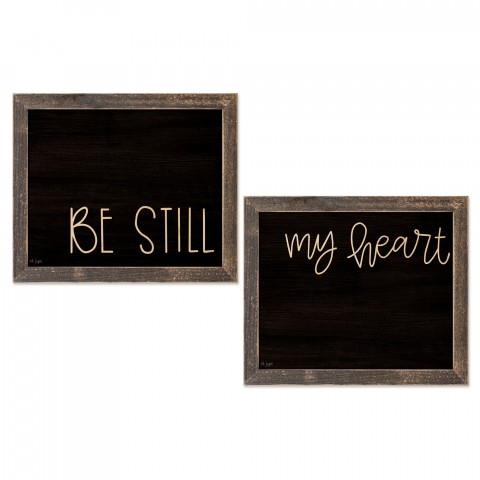 Be Still My Heart 14x11 Framed Pallet Wood Art Collection