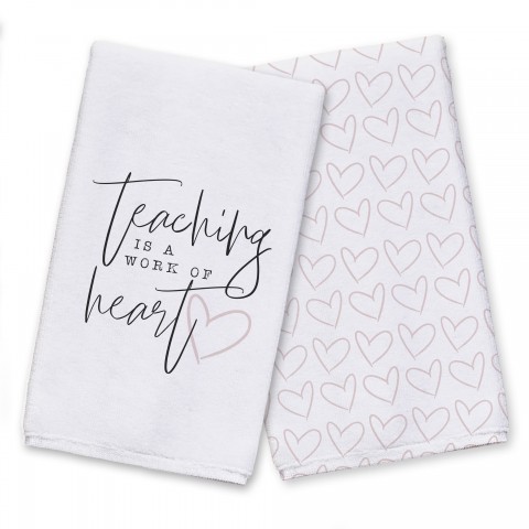 Teaching Is A Work Of Heart Textiles Collection