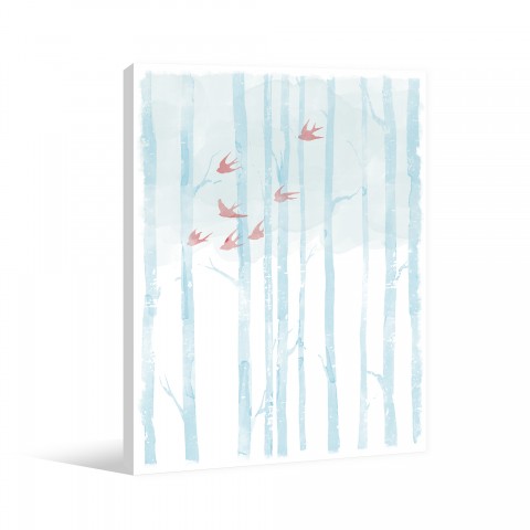 Tranquil Trees Canvas Wall Art