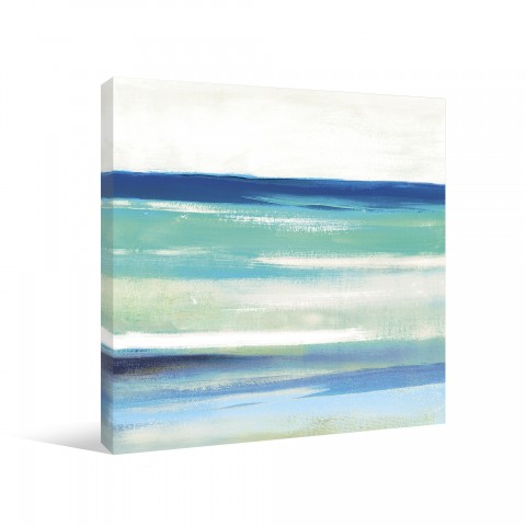 Cool Ocean Blues Canvas Wall Art 