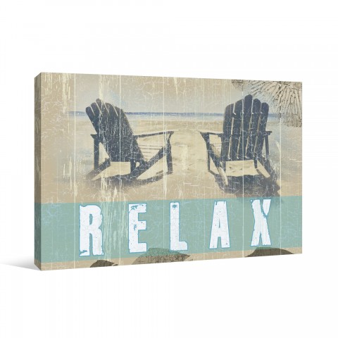 Sit Back And Relax 36x24 Canvas Wall Art 