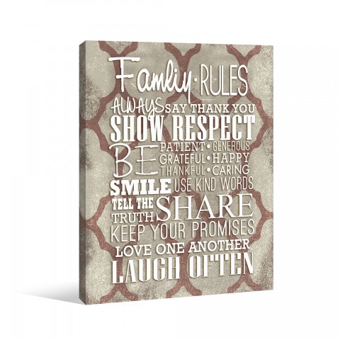 Family Matters Canvas Wall Art