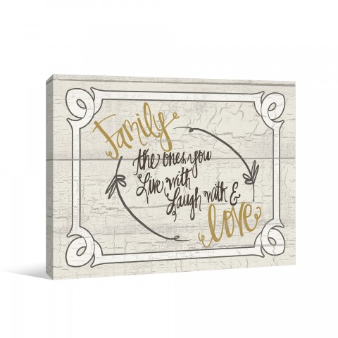 Family Love 14x11 Canvas Wall Art 