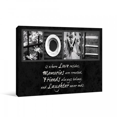 Love Resides 14x11 Canvas Wall Art
