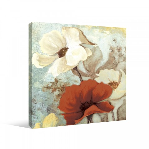 Alluring Flowers Canvas Wall Art 