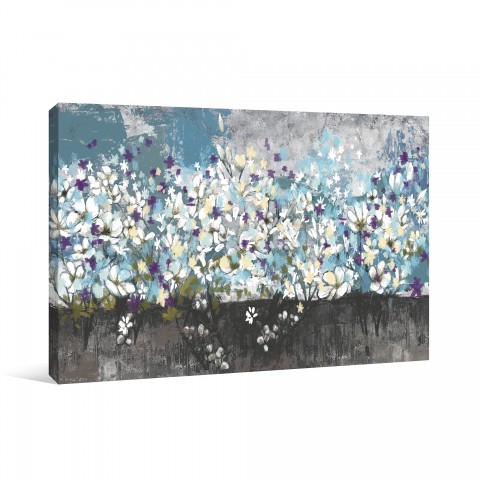 Nature's Cool Bouquet Canvas Wall Art