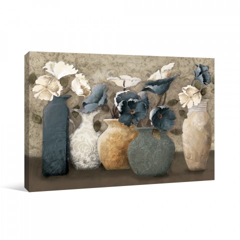Floral Centerpiece Canvas Wall Art 