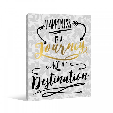 Journey To Happiness Canvas Wall Art