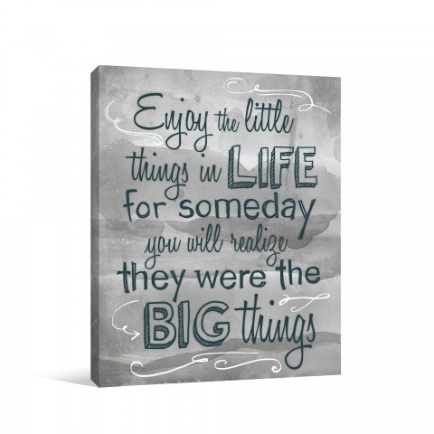 Enjoy Life 11x14 Canvas Wall Art 