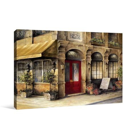 Bistro Frances Canvas Wall Art