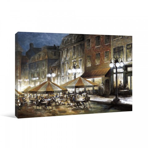 Café Bistro Canvas Wall Art 